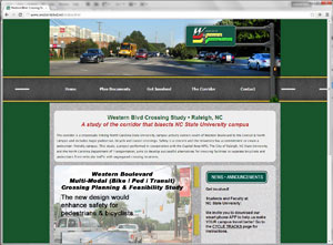 Archived Site for Portfolio - Western Blvd Crossing Study